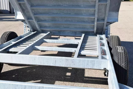 New BND 7x14 14K GALVANIZED DUMP TRAILER