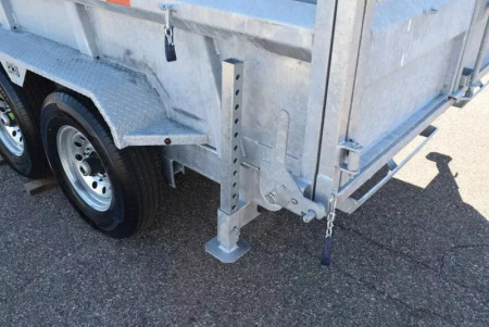 New BND 7x14 14K GALVANIZED DUMP TRAILER