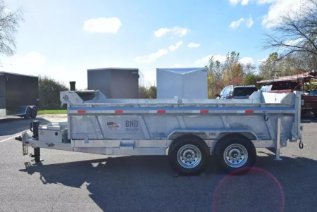 New BND 7x14 14K GALVANIZED DUMP TRAILER