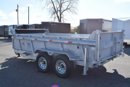 New BND 7x14 14K GALVANIZED DUMP TRAILER