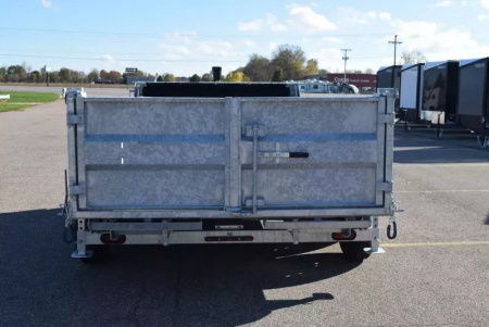 New BND 7x14 14K GALVANIZED DUMP TRAILER