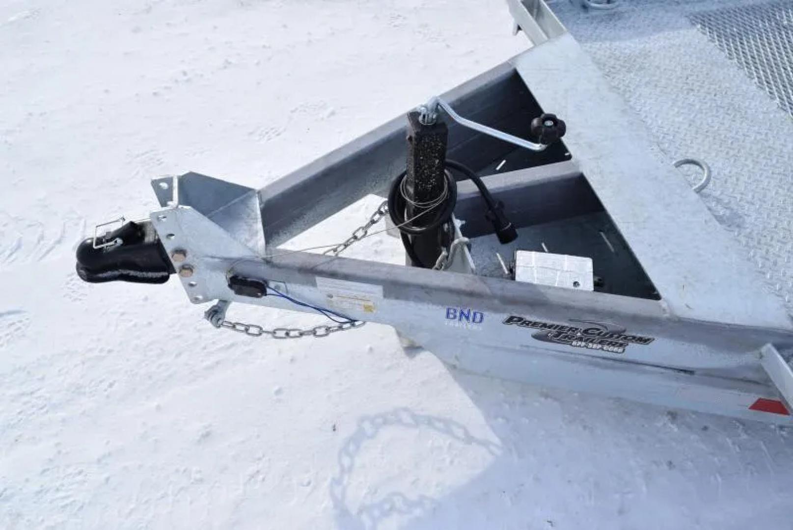 New BND 6x12 GALVANIZED SCISSOR LIFT TRAILER w/ 5200LB AXLES