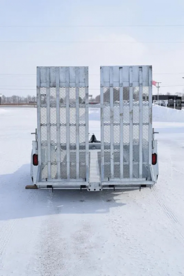 New BND 6x12 GALVANIZED SCISSOR LIFT TRAILER w/ 5200LB AXLES