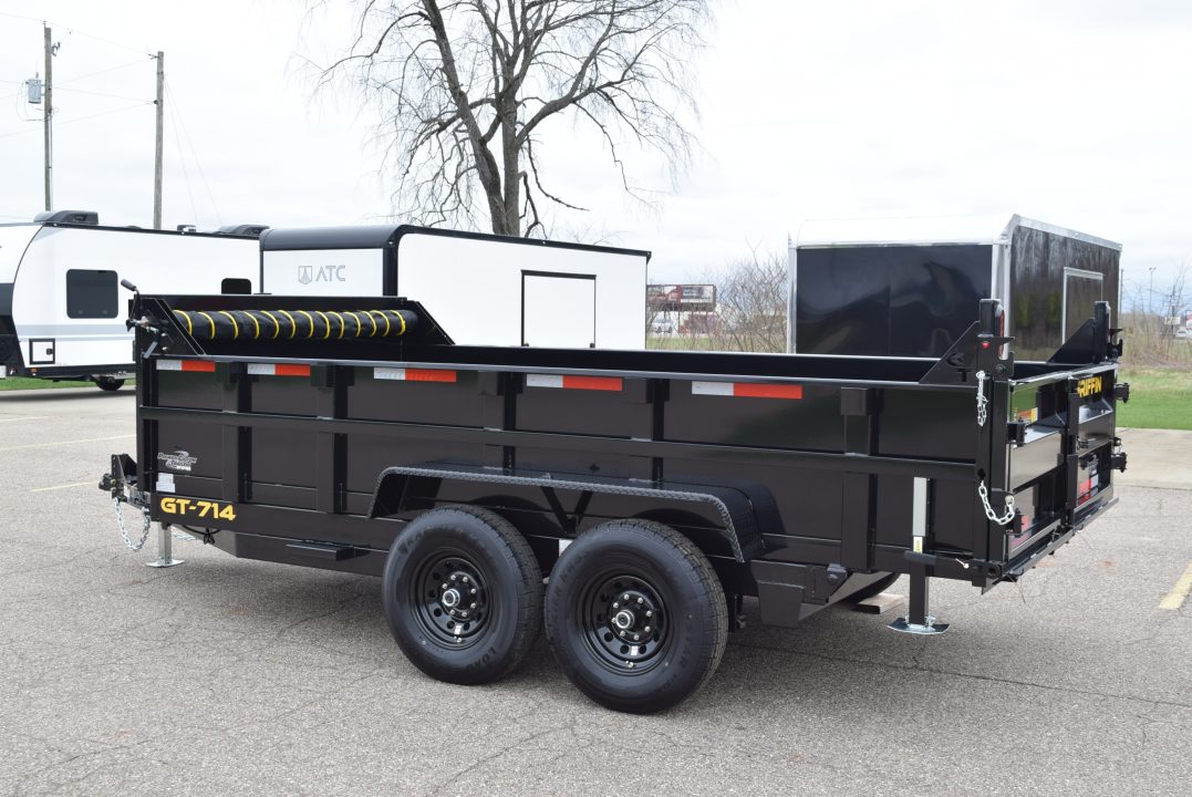 New GRIFFIN 7x14 14K DUMP TRAILER w/ TELESCOPING CYLINDER