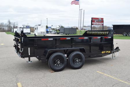New GRIFFIN 7x14 14K DUMP TRAILER w/ TELESCOPING CYLINDER