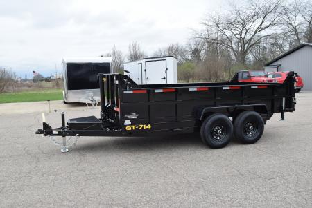 New GRIFFIN 7x14 14K DUMP TRAILER w/ TELESCOPING CYLINDER