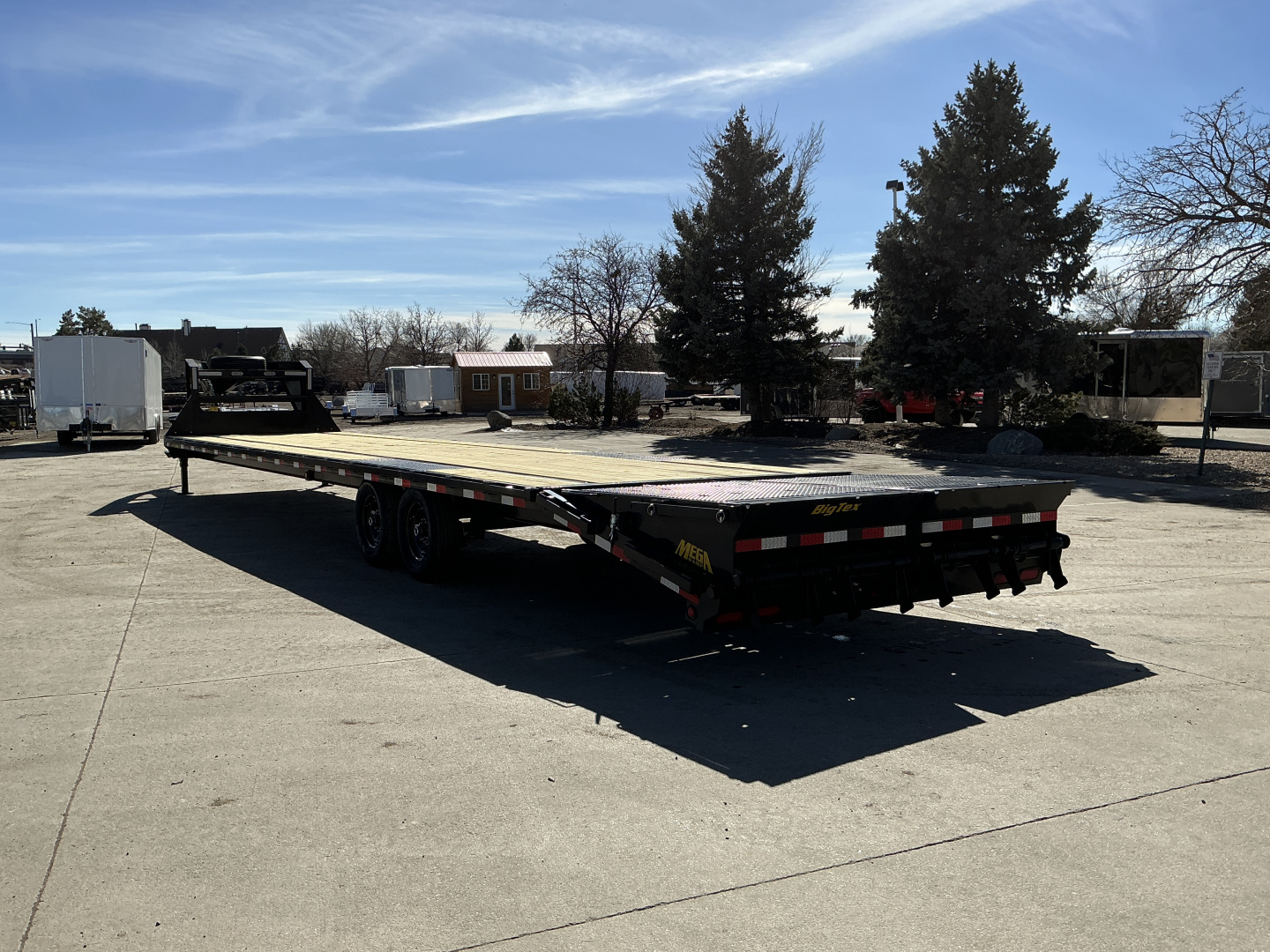 New 2026 Big Tex Trailers 14GN-40D5A-MRBK Flatbed Trailer