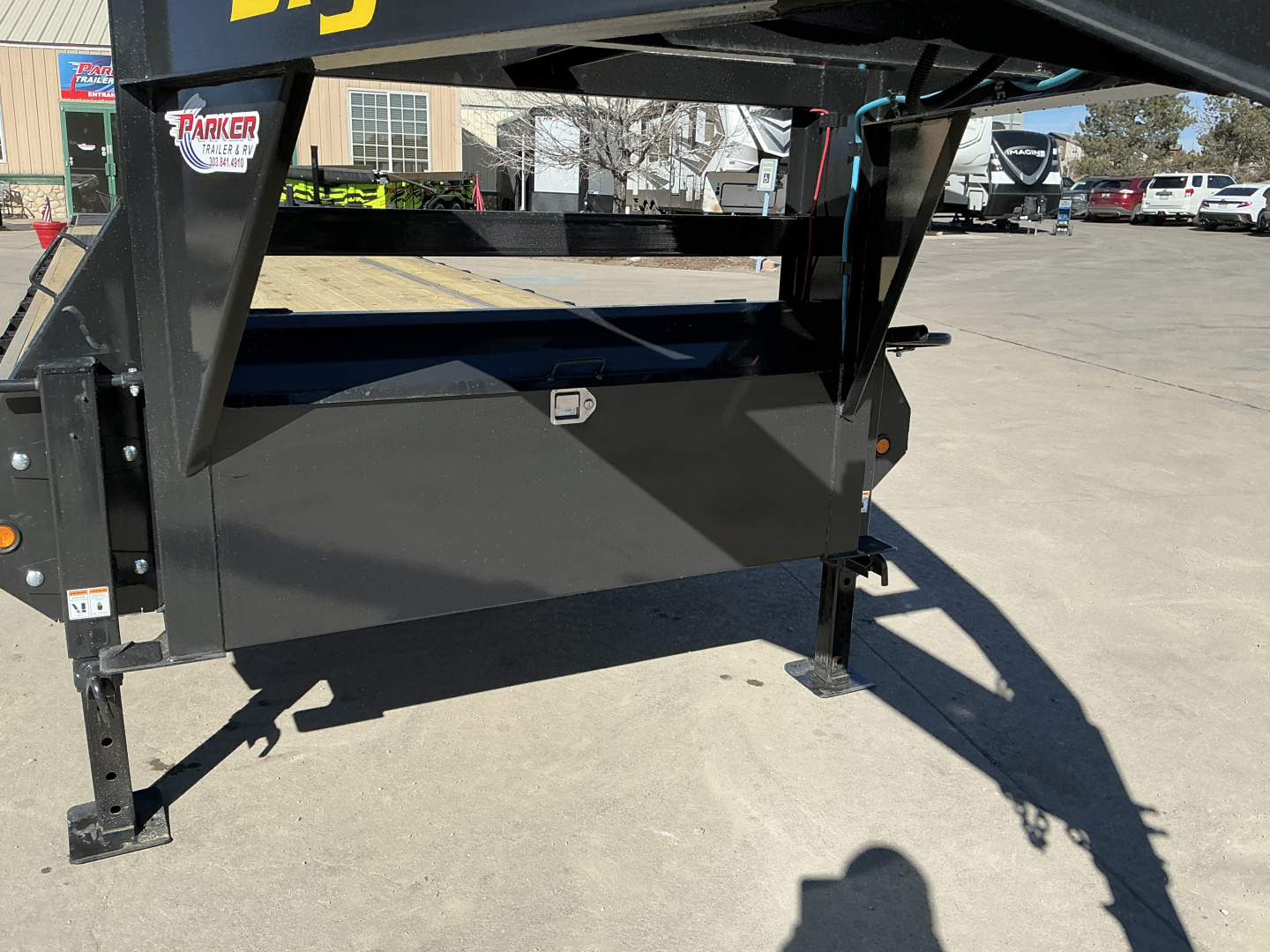 New 2026 Big Tex Trailers 14GN-40D5A-MRBK Flatbed Trailer