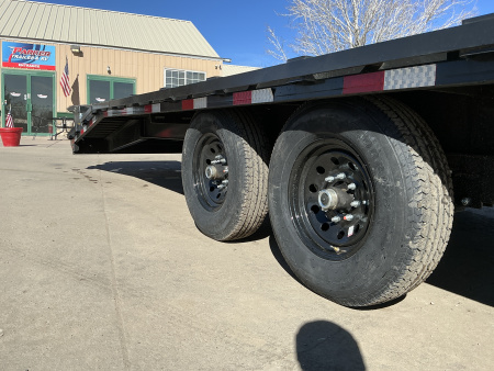 New 2026 Big Tex Trailers 14GN-40D5A-MRBK Flatbed Trailer