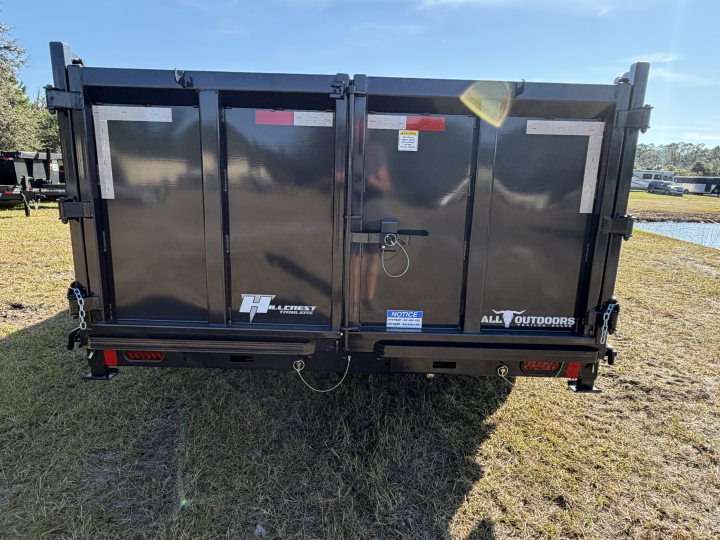 New 2026 Hillcrest Trailers 15.9K 7X16 Gooseneck Dump Trailer
