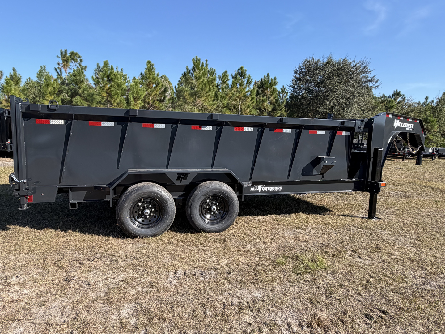 New 2026 Hillcrest Trailers 15.9K 7X16 Gooseneck Dump Trailer