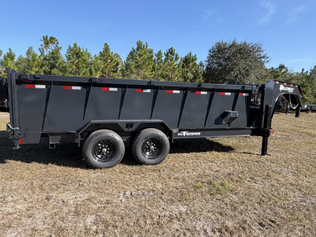 New 2026 Hillcrest Trailers 15.9K 7X16 Gooseneck Dump Trailer