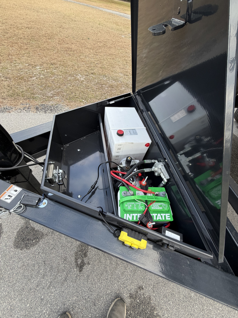 New 2025 Hillcrest Trailers 14K 7X16X40" Sides Dump Trailer w/Hydraulic Jack