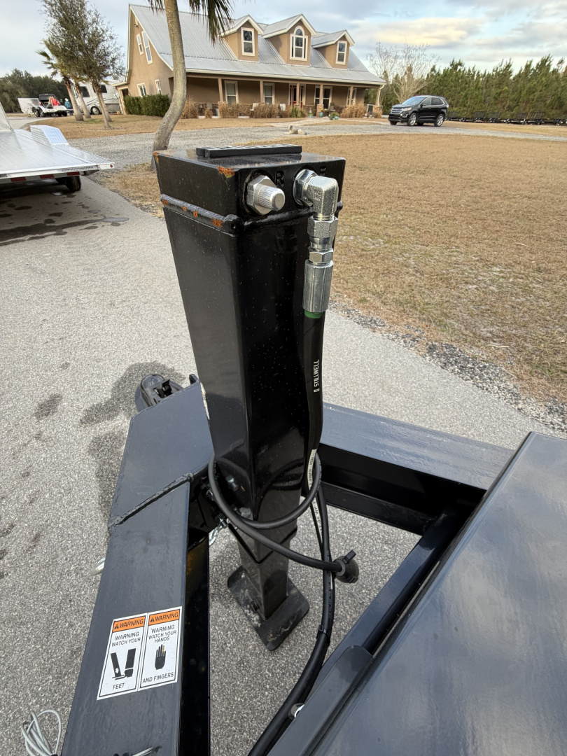 New 2025 Hillcrest Trailers 14K 7X16X40" Sides Dump Trailer w/Hydraulic Jack