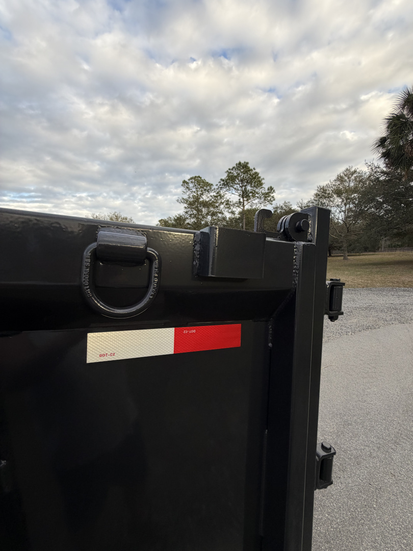 New 2025 Hillcrest Trailers 14K 7X16X40" Sides Dump Trailer w/Hydraulic Jack