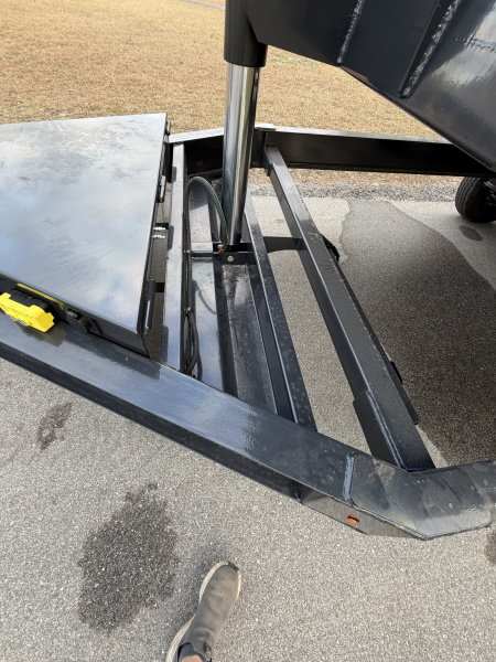 New 2025 Hillcrest Trailers 14K 7X16X40" Sides Dump Trailer w/Hydraulic Jack