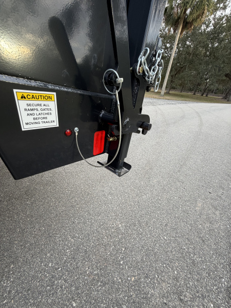 New 2025 Hillcrest Trailers 14K 7X16X40" Sides Dump Trailer w/Hydraulic Jack