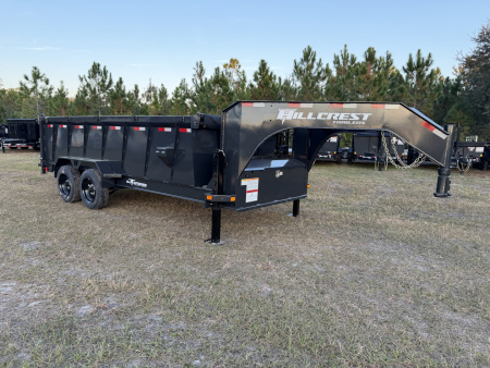 New 2026 Hillcrest Trailers 17.6K 7X16 40  Side Dump Trailer