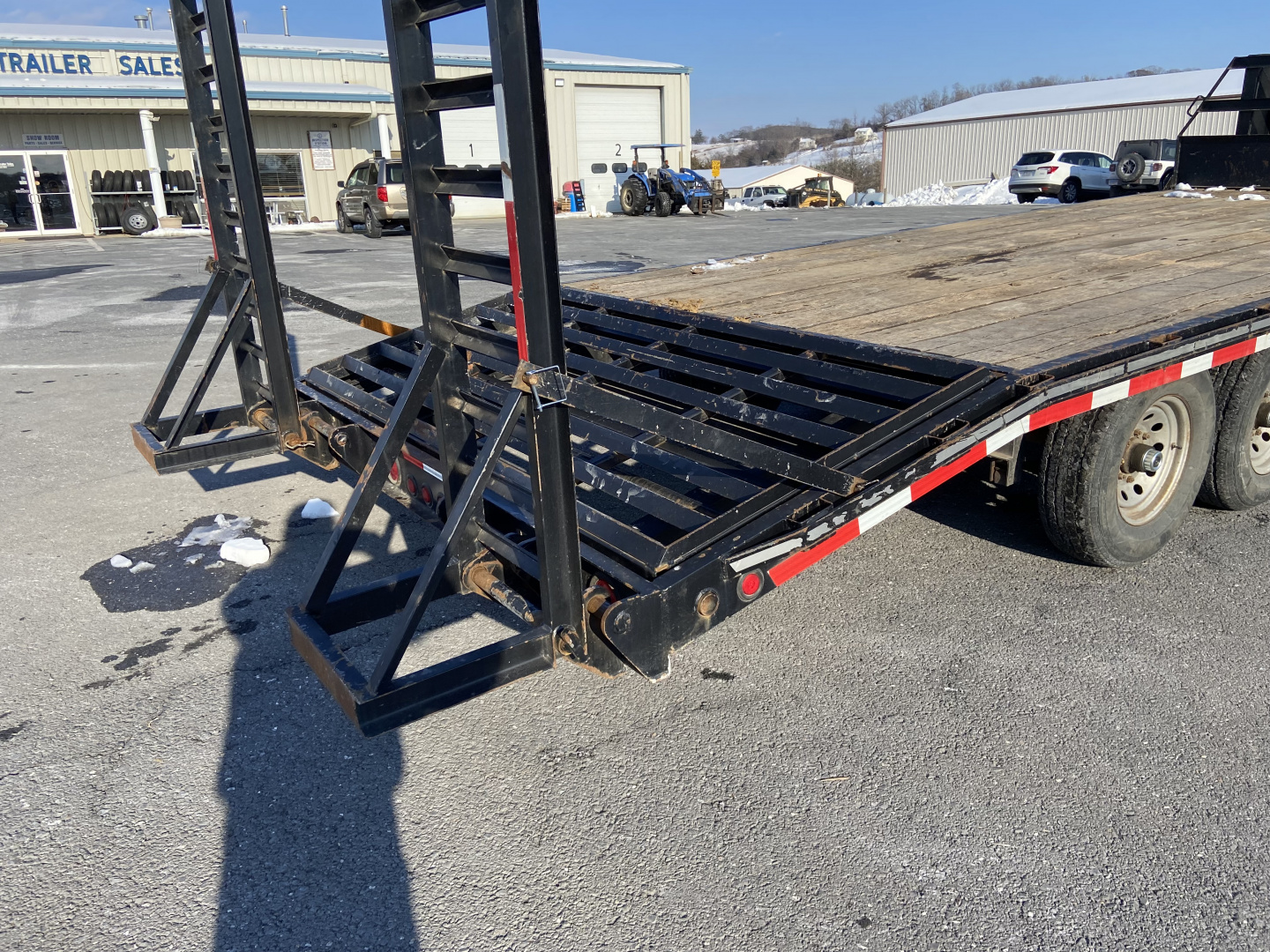 Used 2005 Better Built 102"X18+4 Deckover Gooseneck Equipment Trailer
