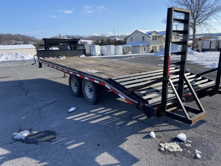 Used 2005 Better Built 102"X18+4 Deckover Gooseneck Equipment Trailer