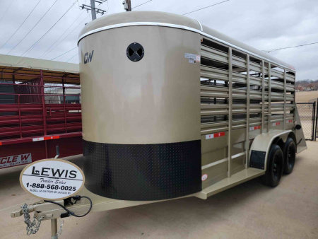 New 2026 Circle W 6X16 STK Stock / Stock Combo Trailer