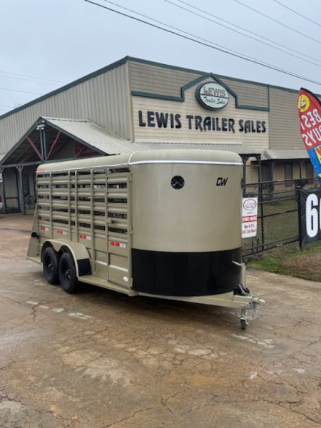 New 2026 Circle W 6X16 STK Stock / Stock Combo Trailer