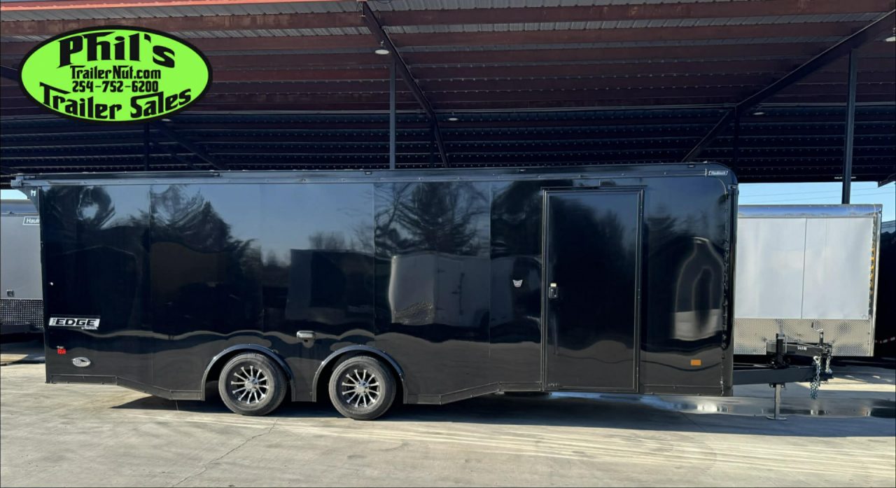 New Haulmark 8.5X24 RACE TRAILER FULL ESCAPE DOOR WITH REMOVABLE FENDER TORSION SPREAD AXLES Car / Racing Trailer ENCLOSED CAR HAULER