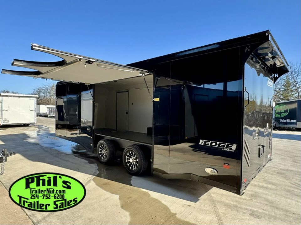 New Haulmark 8.5X24 RACE TRAILER FULL ESCAPE DOOR WITH REMOVABLE FENDER TORSION SPREAD AXLES Car / Racing Trailer ENCLOSED CAR HAULER