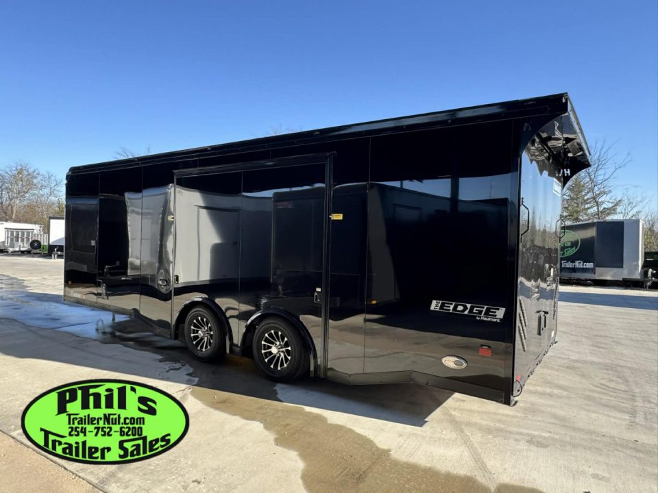 New Haulmark 8.5X24 RACE TRAILER FULL ESCAPE DOOR WITH REMOVABLE FENDER TORSION SPREAD AXLES Car / Racing Trailer ENCLOSED CAR HAULER