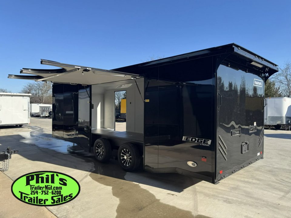 New Haulmark 8.5X24 RACE TRAILER FULL ESCAPE DOOR WITH REMOVABLE FENDER TORSION SPREAD AXLES Car / Racing Trailer ENCLOSED CAR HAULER