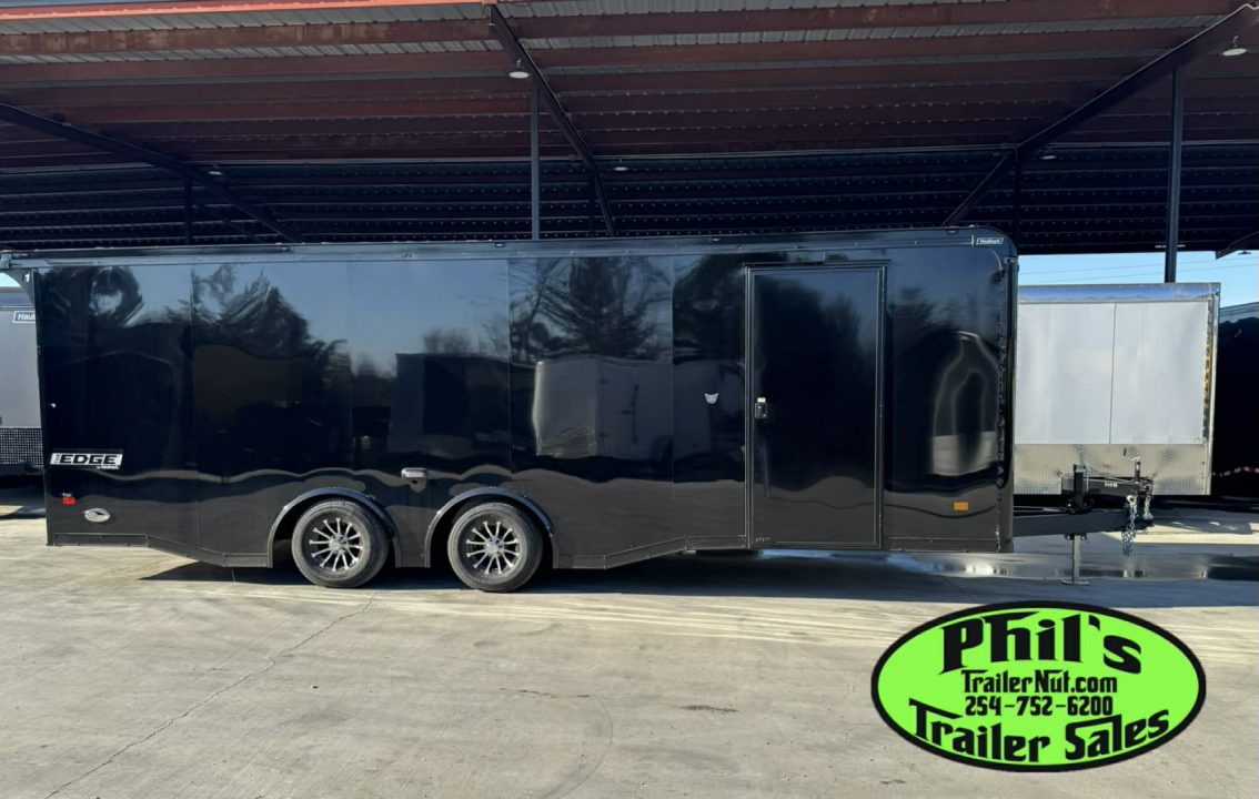 New Haulmark 8.5X24 RACE TRAILER FULL ESCAPE DOOR WITH REMOVABLE FENDER TORSION SPREAD AXLES Car / Racing Trailer ENCLOSED CAR HAULER