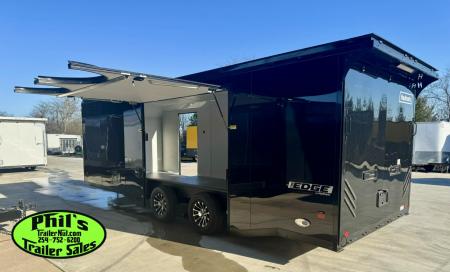 New Haulmark 8.5X24 RACE TRAILER FULL ESCAPE DOOR WITH REMOVABLE FENDER TORSION SPREAD AXLES Car / Racing Trailer ENCLOSED CAR HAULER