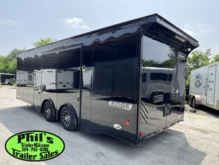 New Haulmark 8.5X24 RACE TRAILER FULL ESCAPE DOOR WITH REMOVABLE FENDER TORSION SPREAD AXLES Car / Racing Trailer ENCLOSED CAR HAULER