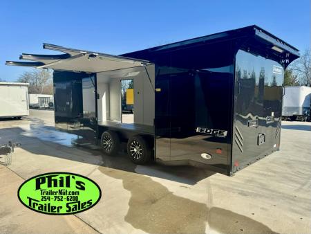 New Haulmark 8.5X24 RACE TRAILER FULL ESCAPE DOOR WITH REMOVABLE FENDER TORSION SPREAD AXLES Car / Racing Trailer ENCLOSED CAR HAULER