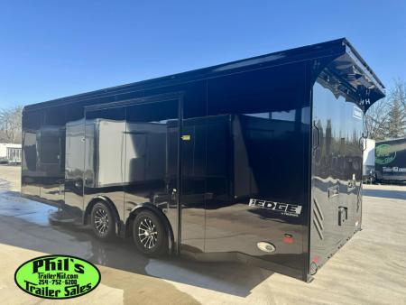 New Haulmark 8.5X24 RACE TRAILER FULL ESCAPE DOOR WITH REMOVABLE FENDER TORSION SPREAD AXLES Car / Racing Trailer ENCLOSED CAR HAULER