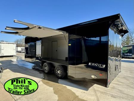New Haulmark 8.5X24 RACE TRAILER FULL ESCAPE DOOR WITH REMOVABLE FENDER TORSION SPREAD AXLES Car / Racing Trailer ENCLOSED CAR HAULER