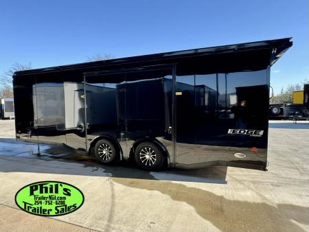 New Haulmark 8.5X24 RACE TRAILER FULL ESCAPE DOOR WITH REMOVABLE FENDER TORSION SPREAD AXLES Car / Racing Trailer ENCLOSED CAR HAULER