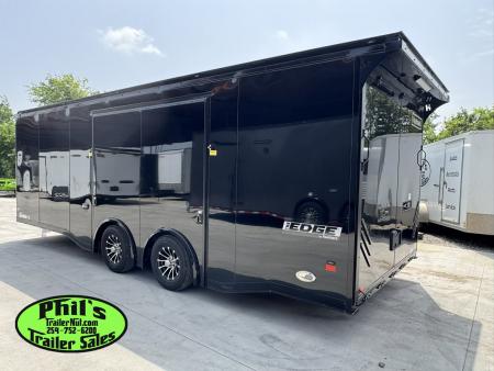 New Haulmark 8.5X24 RACE TRAILER FULL ESCAPE DOOR WITH REMOVABLE FENDER TORSION SPREAD AXLES Car / Racing Trailer ENCLOSED CAR HAULER