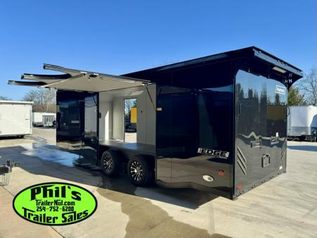 New Haulmark 8.5X24 RACE TRAILER FULL ESCAPE DOOR WITH REMOVABLE FENDER TORSION SPREAD AXLES Car / Racing Trailer ENCLOSED CAR HAULER