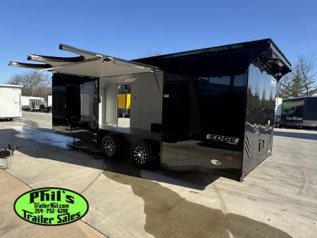 New Haulmark 8.5X24 RACE TRAILER FULL ESCAPE DOOR WITH REMOVABLE FENDER TORSION SPREAD AXLES Car / Racing Trailer ENCLOSED CAR HAULER