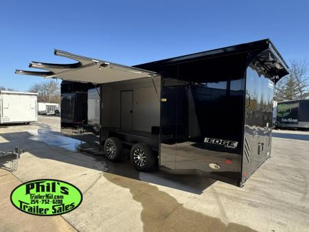 New Haulmark 8.5X24 RACE TRAILER FULL ESCAPE DOOR WITH REMOVABLE FENDER TORSION SPREAD AXLES Car / Racing Trailer ENCLOSED CAR HAULER