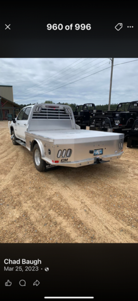 New 2025 CM Truck Beds Aluminum Skirted Bed 60CA Cab chassis