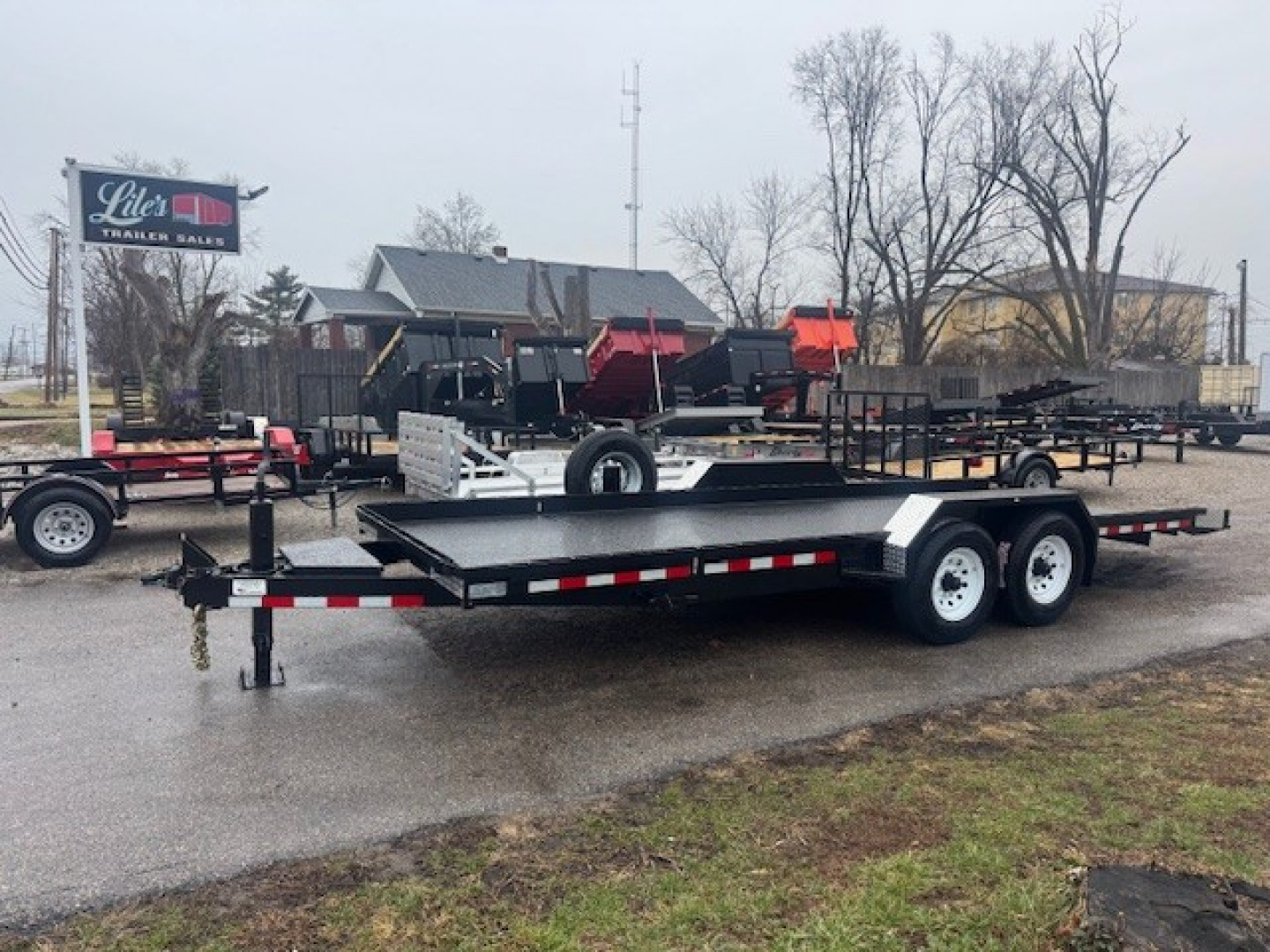 New 2026 Imperial Trailer 20' Splitfloor Wideboy Tilt Trailer