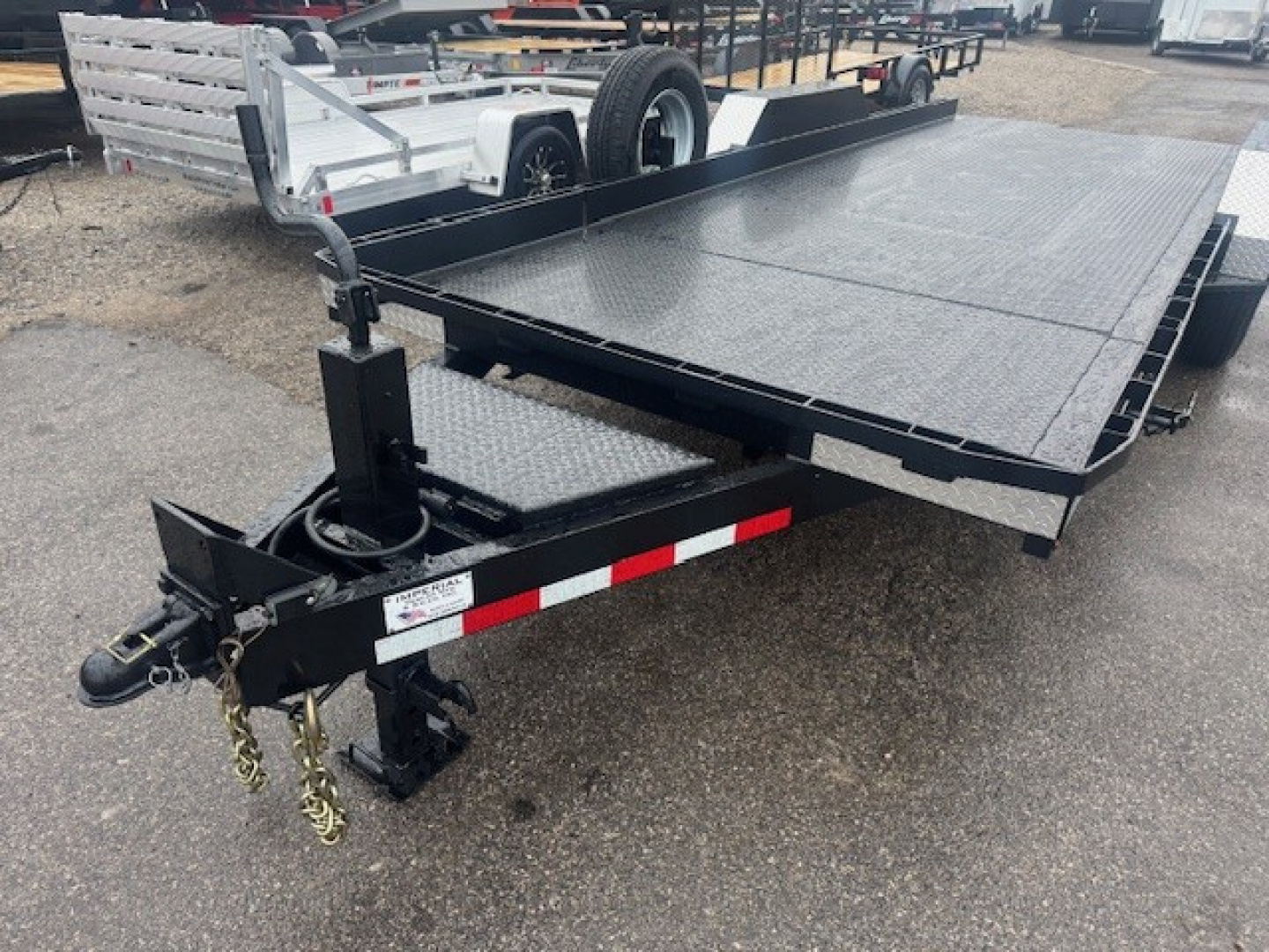 New 2026 Imperial Trailer 20' Splitfloor Wideboy Tilt Trailer