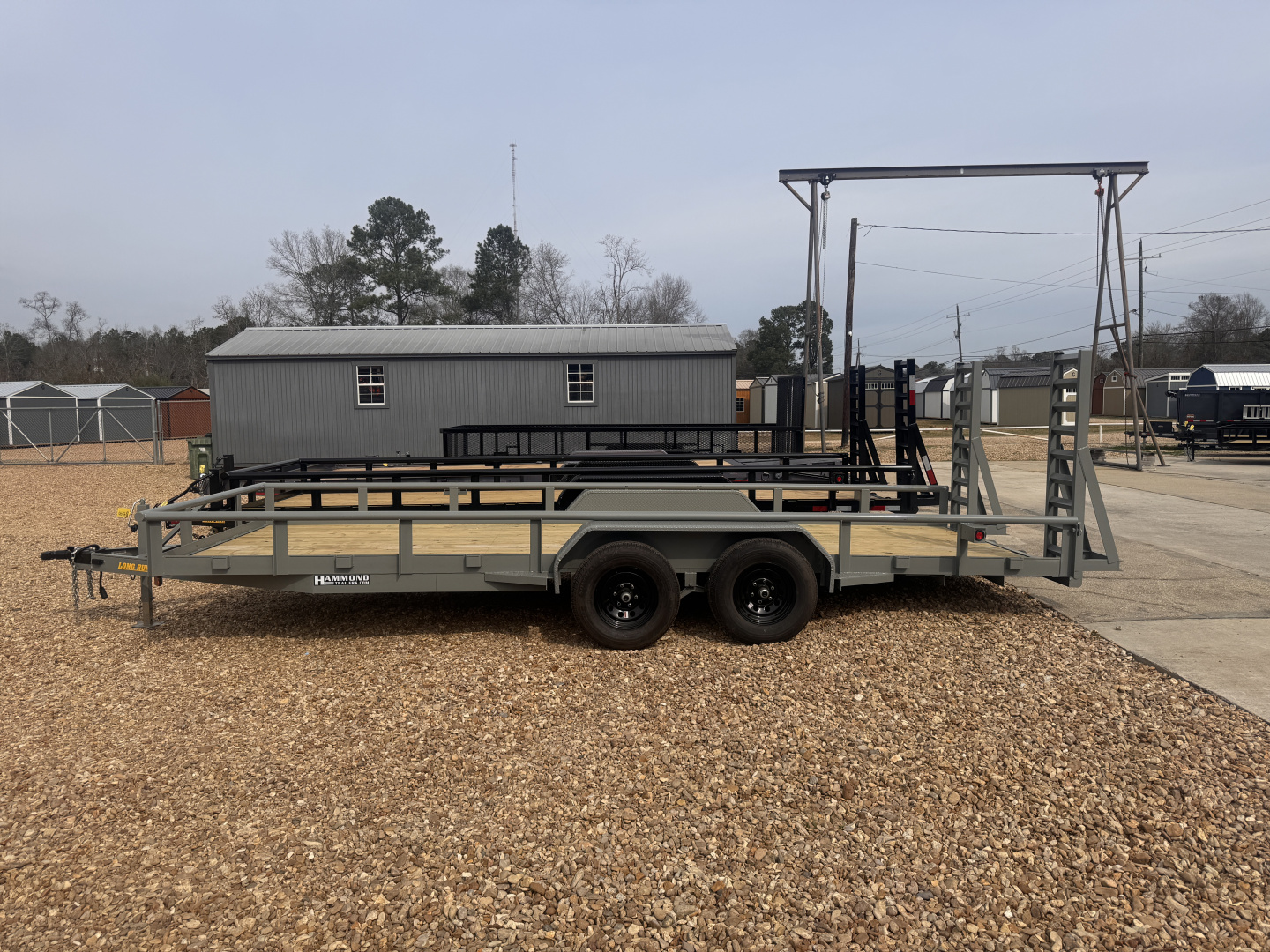 New 2026 Long Run Trailers 7x20 Pipetop 10K GVWR Utility Trailer