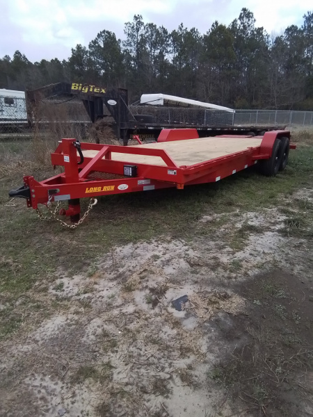 New 2026 Long Run Trailers 14K 7X22 Equipment Trailer