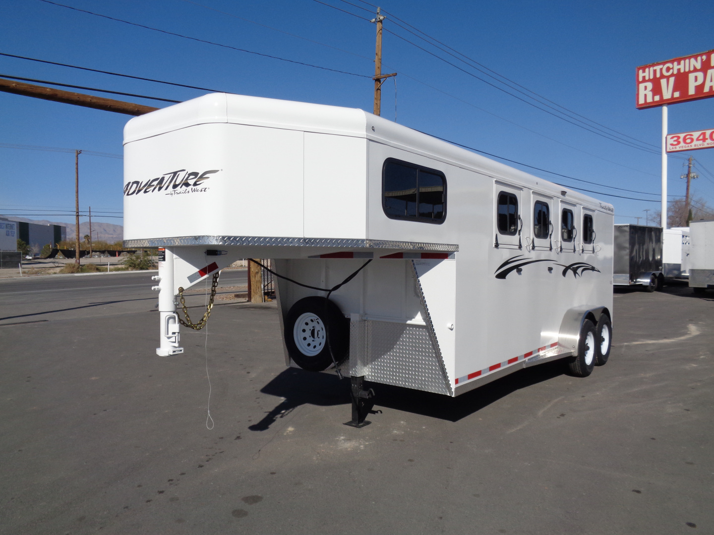 New 2026 Trails West ADVENTURE MX GN 4H Horse Trailer
