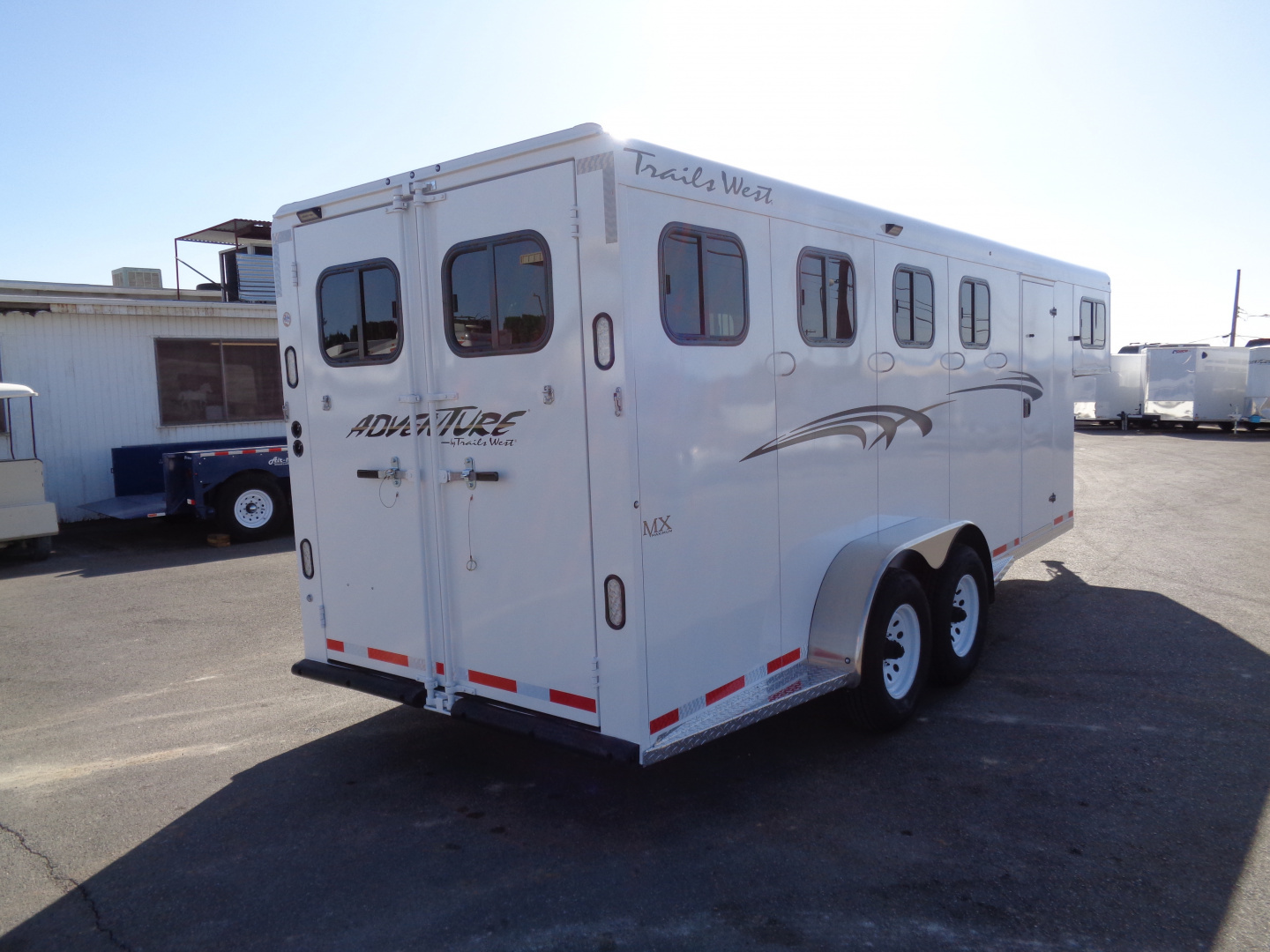 New 2026 Trails West ADVENTURE MX GN 4H Horse Trailer