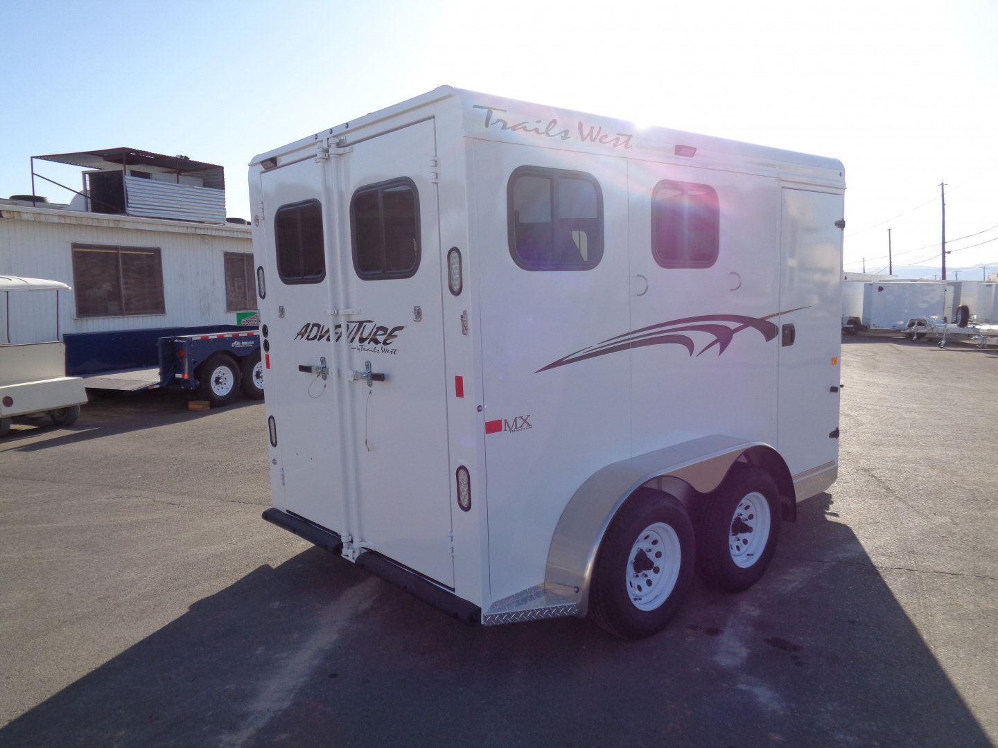 New 2026 Trails West *ADV MX II 2H * ADVENTURE MX II 2-Horse Slant Load Horse Trailer