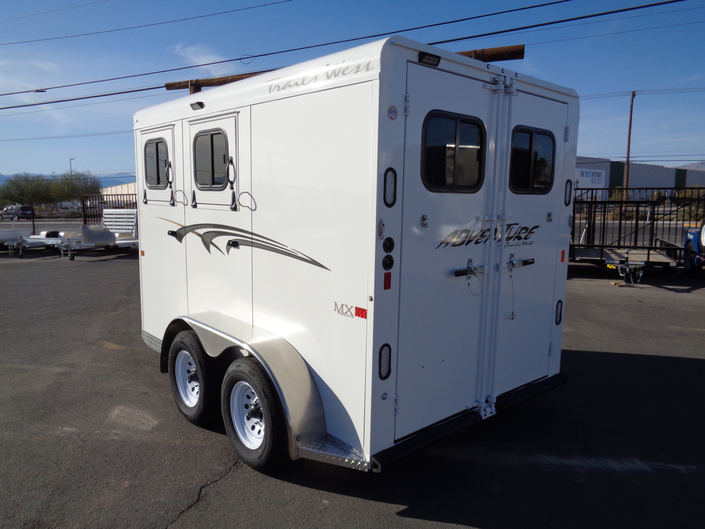 New 2026 Trails West *ADV MX II 2H * ADVENTURE MX II 2-Horse Slant Load Horse Trailer